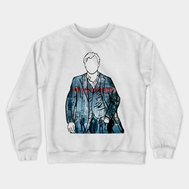 Christopher Nolan Portrait (Inception) Crewneck Sweatshirt by Youre-So-Punny